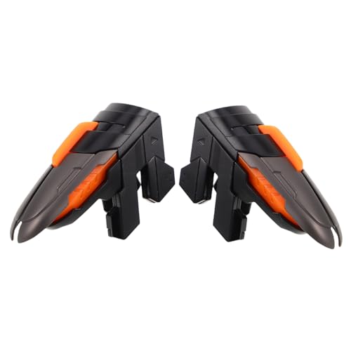 LIGIGWASH 対六指連動トリガー ゲームコントローラー 快適ハンドル 敏感射撃トリガー搭載 モバイル タブレット対応 ゲームパッド アクセサリ