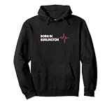 Hergestellt in Burlington North Carolina Geburtsstadt Pullover Hoodie