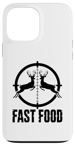 Fast Food Deer ing Crosshair Buck Humor X}zP[X iPhone 13 Pro Max p