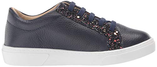 Marc Joseph New York Kids Boys/Girls Leather Made In Brazil Luxury Slip On Sneaker, Ice Blue Grainy/Glitter, 13 Us Unisex Little #TOP5