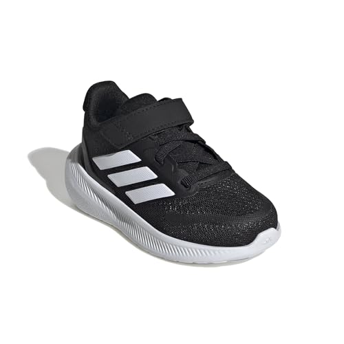 Image of adidas Baby Marvel Run Falcon 5 Elastic Lace & Strap Shoe