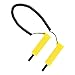 Haofy Ice Picks, Retractable Ice Fishing Safety Picks with Whistle for Winter Outdoor Activities Skating Skiing Hiking (Yellow)