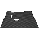 Red Hawk ACC-FM011-BK Xtreme Black Floor Mat Compatible with/Replacement for E-Z-GO...