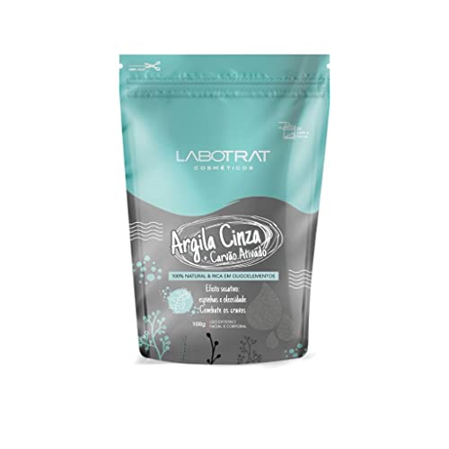 Labotrat - Argila Labotrat Dia A Dia 100G Cinza Com Carvao Ativado