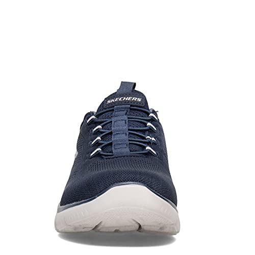 Mocasín Hombre azul marino Skechers Summits Louvin 45.5 EU Ancho para el día a día 5