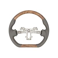 エブリイバン　D型ハンドル　ガングリップ　ピアノブラック ピアノブラック×ベージュレザー］LUNA ルナ ガングリップ ステアリング