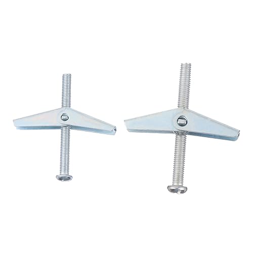 SOLUSTRE Professional Groove Screws Self-Tapping Drywall Anchors Set Carbon Steel Expansion Bolts