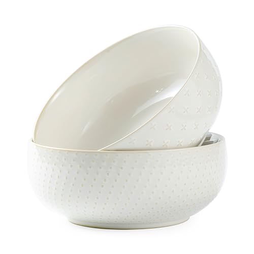 MIKIGEY Serving Bowl, 8 inch 60 oz Large Salad Bowl