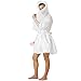 Funny Male White Bride Costume Men's Wedding Dress Novelty Fancy Dress Stag Do Hen Night Party Outift (One Size, White)