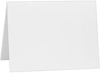 A6 Folded Card (4 5/8 x 6 1/4) - 80lb. Bright White (50Qty) | Perfect for Personal Stationery, Invitation Suite Inserts, Casual Correspondence and much more! | A6FW-50 - coolthings.us