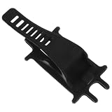 Toyvian Supporto Telefono Bici Mtb con Cinghia in Pu Nero per Manubrio