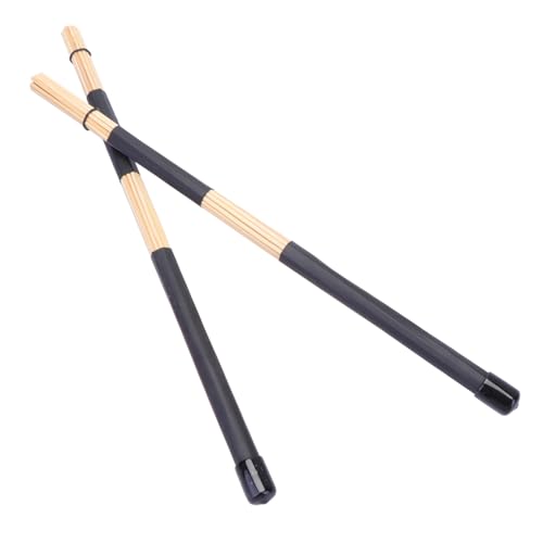Baquetas de madera Vaguelly con mango de goma negras miniatura 1