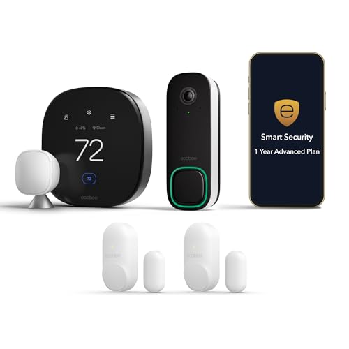 Image of ecobee Total Security Bundle 1-Year Smart Security Advanced Subscription