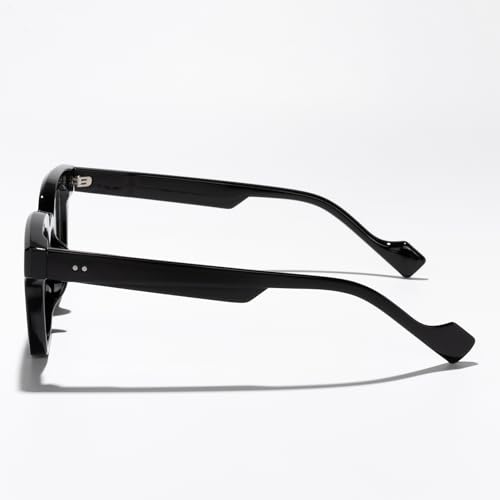 Vintage Square Sunglasses for Men Women Premium Retro Fashionable Classic Eyewear for Driving Travel Business Casual Style3