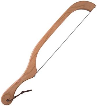 Out of the Woods of Oregon Bow Style Bread & Bagel Slicer - Maple Finish (LEFT HANDED KNIFE)