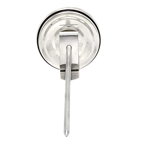 Pic Gauge B2B8-R-Clip 2” Dial Size, 50/550°F, 8" Stem Length, All Stainless Steel With Stainless Steel Clip, Bimetal Thermometer #TOP3