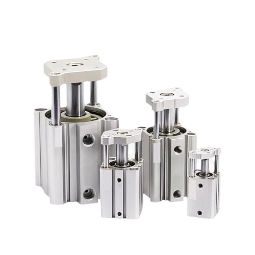 Vérin pneumatique CQMB12 compact double effet pour guidage précis - 4
