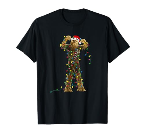 Star Wars Chewbacca Christmas Lights T-Shirt