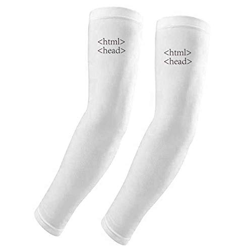 Manchons de bras HTML pour développeur protection UV cyclisme et sport