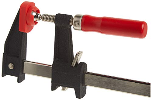 Bessey Clutch Style Bar Clamps - 12 In 600 lb - GSCC2.512- Woodworking Clamps with Ergonomic Handle, Non-Marring Pads, Durable Cast-Iron Jaws & Serrated Rail for Carpentry & Cabinetry - Image 3