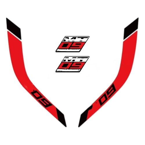 Protection de réservoir moto haut de gamme à rayures 3D pour modèles FZ-09 MT-09