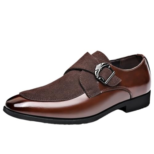 Luxury Men Oxford Dress Shoes for Wedding Formal Party Pointed Toe Buckle Business Casual Footwear1