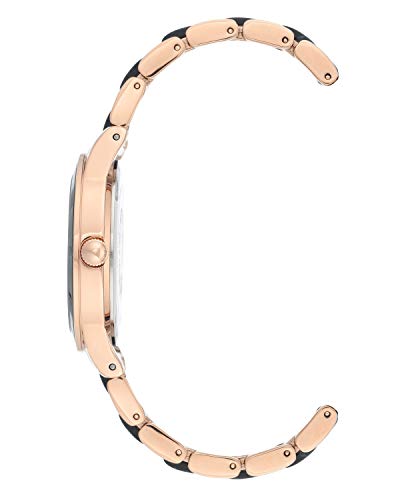 Anne Klein Considered Women's Rose Gold and Blue Bracelet Solar Powered Watch - AK3610RGNV/NCAK3610RGNV - Image 2