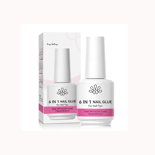 Uñas Seis En Uno - Esmalte De Top Coat Y Base Coat, Base Coat De Gel, Gel De Extensión, De Acuarela, Deshidratador De Uñas (#, 15g)