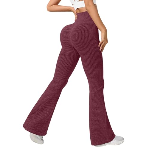 duaicnvow Mallas Deporte Mujer Anticelulitis Leggins Mujer Elástico Opaco Deportivas Scrunch Butt Leggings Estilo cómodo y Relajado