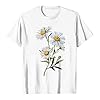 Women's t-Shirts Sunflower Shirts Vintage Flower Graphic Tees Shirts Inspirational Tees Casual Shirt Tops Womans Tops (White, XXXL) #4