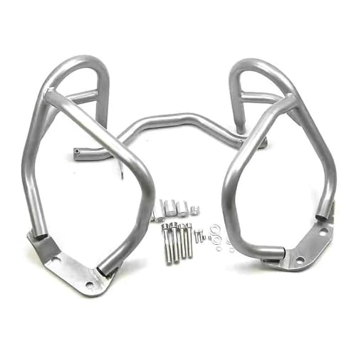 Crash bar inférieur pour BMW R 1200 GS 2008-2012, protection moteur argent