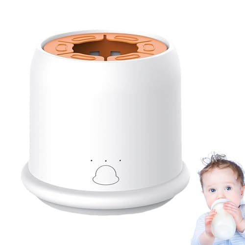 Máquina para hacer fórmulas: recargable de 1200 mAh, batidora de leche para bebés, modos de mezcla de precisión, elimina grumos y reduce las burbujas | Dispositivo inalámbrico compacto que agita