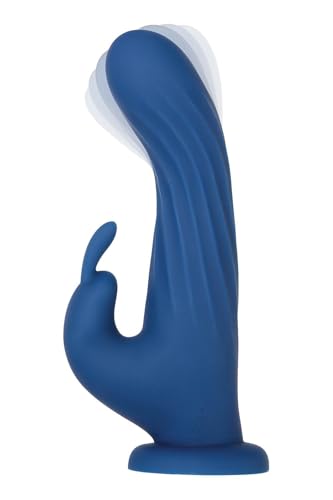 Sextoy rabbit rotatif Evolved bleu pour explorer de nouvelles sensations