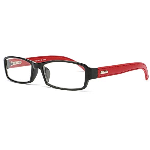 Lunettes de lecture cuir rouge Neyl - Homme Cover