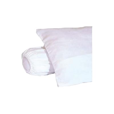 sous-taie d'oreiller Molleton 100% Coton gratté 60x60 cm Blanc