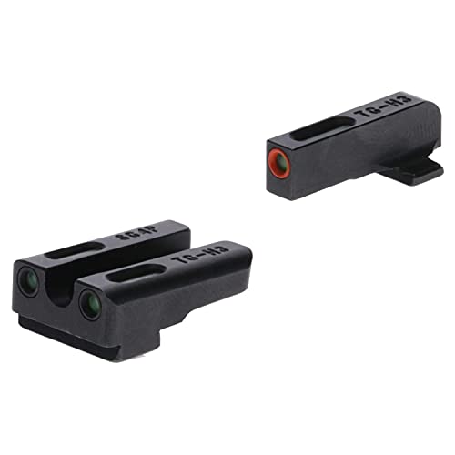 Image of Truglo TFX PRO Handgun Sight, Glowing Shock Proof Tritium and Fiber Optic Night Sight for Handguns, Compact, Durable, and Snag Free Sight