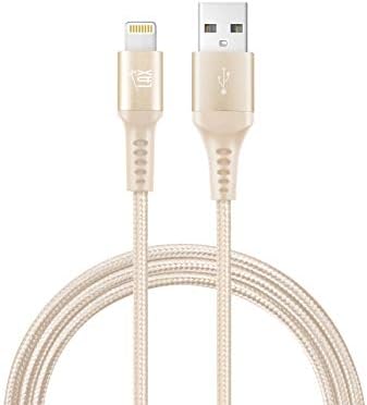 LAX iPhone Charger Lightning Cable - MFi Certified Durable Braided Apple Lightning USB Cord for iPhone 11/11 Pro Max/XS Max/X/iPad, iPod & More