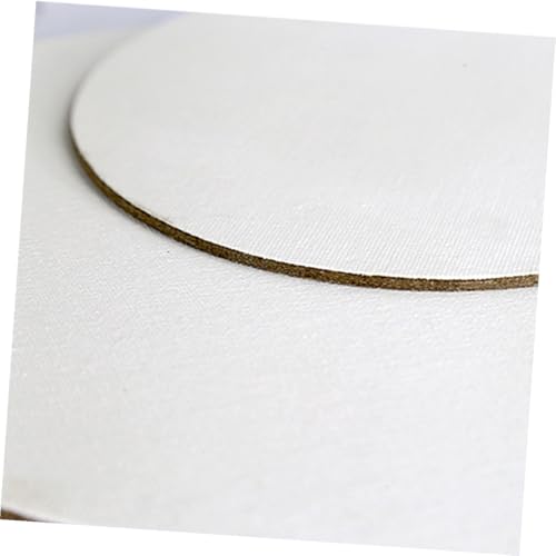 Panneaux à monter acrylique et huile support peinture ovale transportable lot de 5 - 5