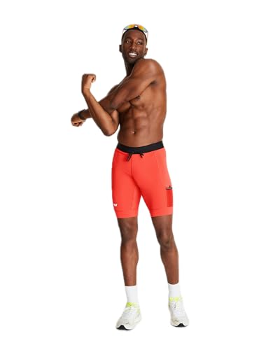 WOLACO Sprint Half Tight Compression Shorts with Phone Pocket for Men3