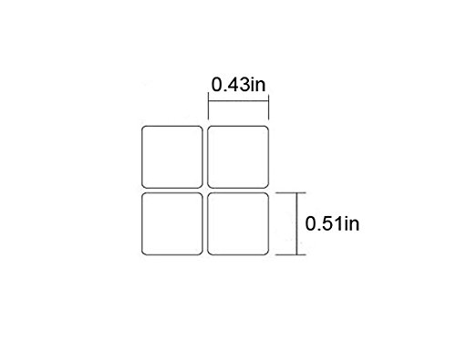 4 stickers adhesivos impermeables para teclado francés miniatura 2