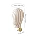 FashionCha Mannequin Head Model, Wall Mount Wig Stand, Hat Display Stand, Wig Holder for Glasses Home Salon and Shop Props, Linen stripe