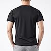 Mens T Shirt, Summer Tactical Short-Sleeve Sports Top, Crew Neck Short Sleeve with Sleeve Pocket Tee Shirts for Gym, Hiking, Camping, Outdoor Adventure (UK, Alpha, XXL, Regular, Regular, Black) #1