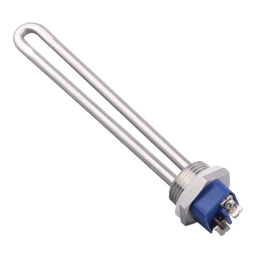 LOKLNEYK Water Heater 220V Immersion Heating Element With 1 Inch Thread Electric Tubular Heater SUS304 500W 750W 1000W 1500W(1pcs,1000w)