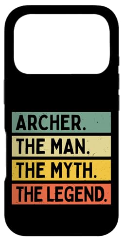 Archer The Man The Myth The Legend�ʔ������O������p �X�}�z�P�[�X iPhone 17 Pro �p