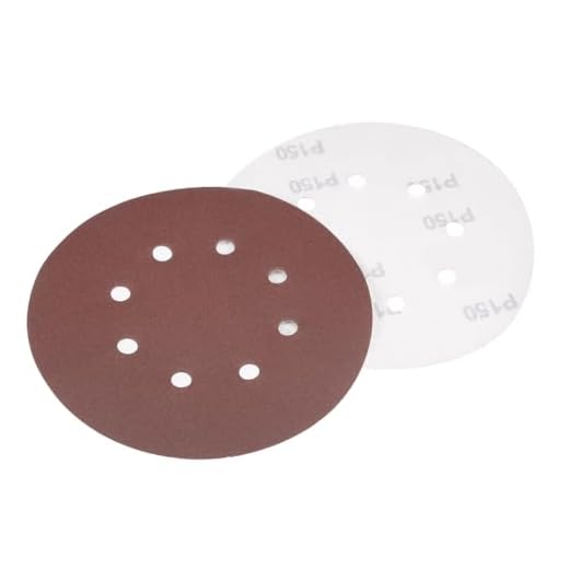 sourcing map 10Stk. Schleifscheibe Klett 150 Streugut Beflockung Schleifpapier 180mm Loch DE de