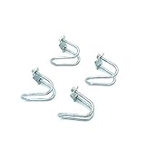 ▸ Taille : diamètre de la boucle de tuyau en forme de U : 0,7 cm, diamètre maximum du tuyau de serrage : 3,3 cm, tuyau en acier de 3,3 cm