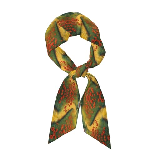 Poppies Field Yellow Brick Road Picture Women's headscarf satin hair scarf clothing accessories