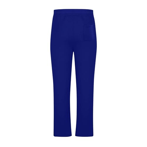 Sweatpants for Men Loose Elastic Waist Straight Leg Trousers Fashion Casual Cargo Jogger Athletic Workout Pants3