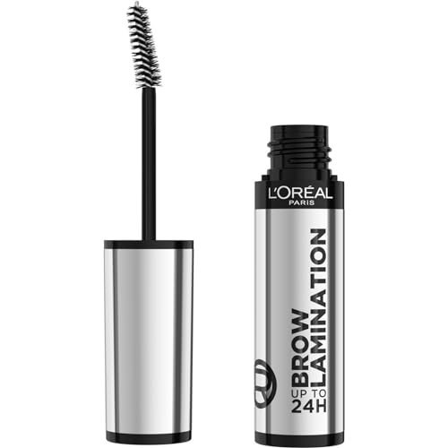 L'Oréal Paris Brow Lamination Gel, Hold for up to 24 Hours*, Day and Night, Lifted and Fuller-looking Brows, Infallible Brow Lamination Gel, Clear, 15g