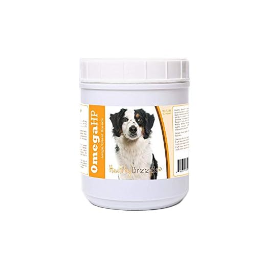 Healthy Breeds Miniature American Shepherd Omega HP Fatty Acid Skin and Coat Support Soft Chews 90 Count